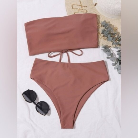 SHEIN Other - HOST PICK NWOT Womens dusty Pink Bikini Set